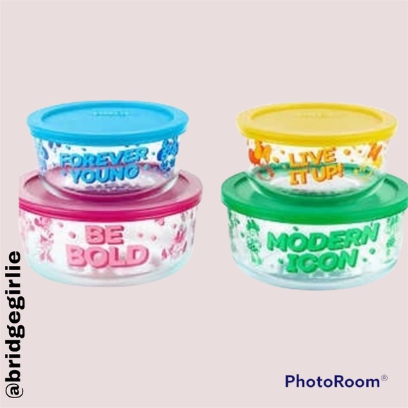 Pyrex Glass Minnie Mouse Decorated Food Storage Set, 8-Piece - Picture 2 of 4